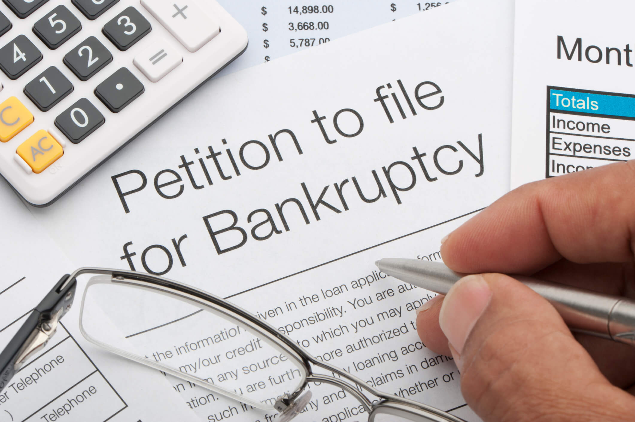 bankruptcy and taxes